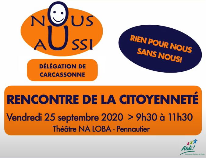 Affiche rencontre de la citoyenneté